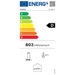 NORDCAP Glastürkühlschrank KU 385 G, 372 Liter, weiß – Bild 2