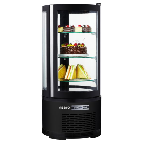 244813_listing-gallery_0@2x.jpg SARO Kuchenvitrine schwarz Modell MATILDE – Bild 1