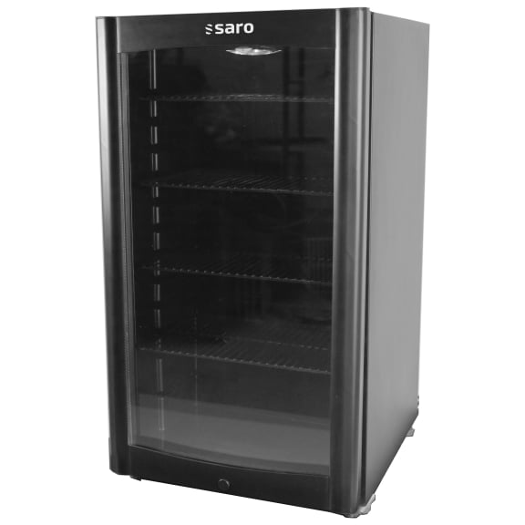 244833_listing-gallery_0@2x.jpg SARO Kühlschrank mit Glastür, schwarz, Modell DK 90 – Bild 1