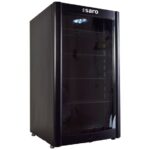 SARO Kühlschrank mit Glastür, schwarz, Modell DK 90 – Bild 2