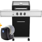 Grillfürst G210E Grill Control Edition 2-Brenner Gasgrill mit Grill Control, Hochtemperaturbrenner und Edelstahl Rosten