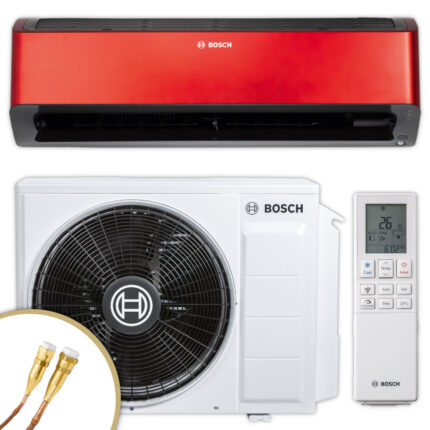 BOSCH Split Klimaanlage | CLC8001i 35 ER | 3,5 kW | rot | Quick-Connect