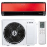 BOSCH Split Klimaanlage Komplett-Set | CLC8001i 25 ER | 2,5 kW | rot
