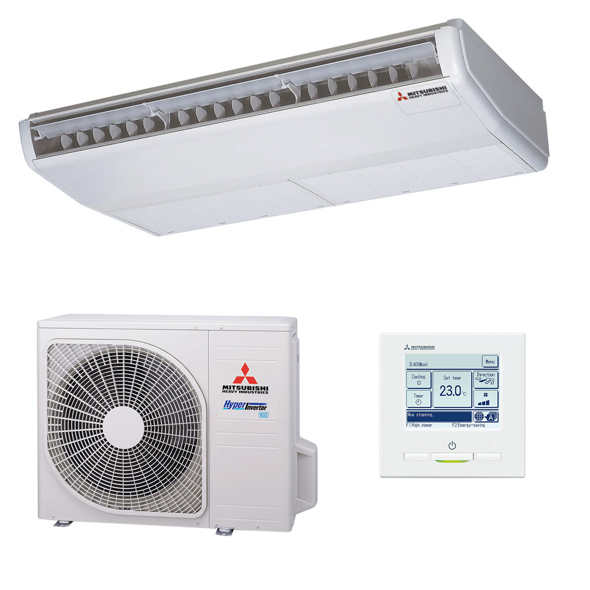 klimaanlage-mitsubishi-heavy-fde-deckenunterbaugeraet-set.jpg Mitsubishi Heavy Klimaanlage FDE Deckenunterbaugerät Set 4,0 kW bis 5,6 kW – Bild 1