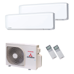 Mitsubishi Heavy Klimaanlage SRK-ZS-WF Wandgerät Multisplit Set mit 2 Innengeräten mehrfarbig – Bild 2