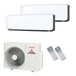 Mitsubishi Heavy Klimaanlage SRK-ZS-WF Wandgerät Multisplit Set mit 2 Innengeräten mehrfarbig – Bild 4