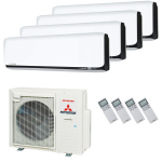 Mitsubishi Heavy Klimaanlage SRK-ZSX-WF Wandgerät Multisplit Set mit 4 Innengeräten mehrfarbig – Bild 2