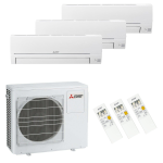 Mitsubishi Electric Klimaanlage Basic Wandgerät Multisplit Set mit 3 Innengeräten inkl. WiFi – Bild 2